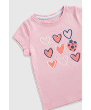 Load image into Gallery viewer, Mothercare Ladybird Heart T-Shirt