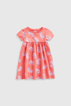 Load image into Gallery viewer, Mothercare Coral Butterfly Jersey Dress