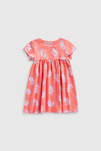 Load image into Gallery viewer, Mothercare Coral Butterfly Jersey Dress
