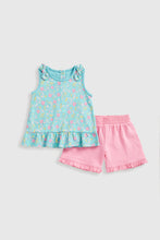 Load image into Gallery viewer, Mothercare Tropical Vest T-Shirt and Shorts Set