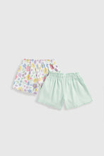 Load image into Gallery viewer, Mothercare Jersey Ribbed Shorts - 2 Pack