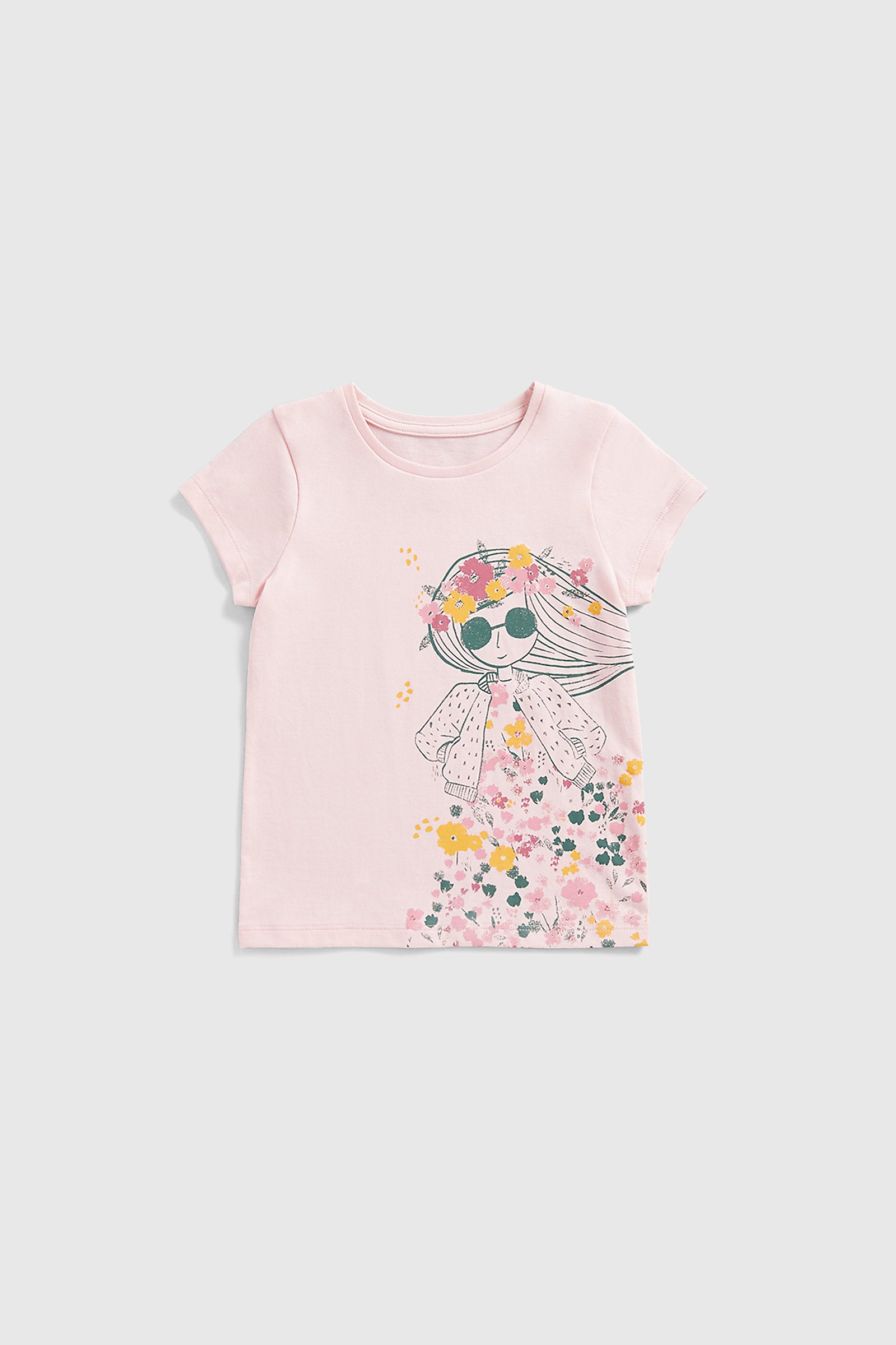Mothercare Pink Girl T-Shirt