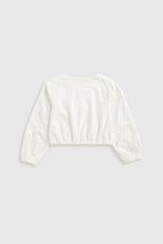 Load image into Gallery viewer, Mothercare White Broderie Blouse