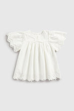 Load image into Gallery viewer, Mothercare White Woven Blouse