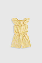 Load image into Gallery viewer, Mothercare Yellow Floral Jersey Playsuit
