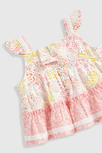 Load image into Gallery viewer, Mothercare Blouse Shorts and Hair Tie Set