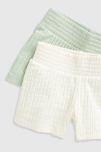 Load image into Gallery viewer, Mothercare Ribbed Shorts - 2 Pack
