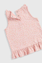 Load image into Gallery viewer, Mothercare Floral Vest T-Shirt And Shorts Set
