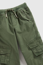 Load image into Gallery viewer, Mothercare Khaki Cargo Trousers