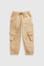 Load image into Gallery viewer, Mothercare Stone Cargo Trousers
