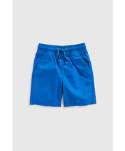 Load image into Gallery viewer, Mothercare Blue Poplin Shorts
