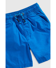 Load image into Gallery viewer, Mothercare Blue Poplin Shorts