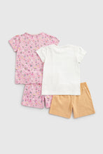 Load image into Gallery viewer, Mothercare Leopard Shortie Pyjamas - 2 Pack
