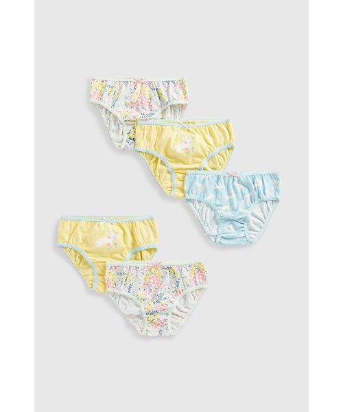 Mothercare 5 Pack Origami Animal Briefs main image 1