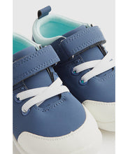 Load image into Gallery viewer, Mothercare First Walker Blue Trainers