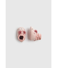 Load image into Gallery viewer, Mothercare Leopard Sock-Top Baby Booties