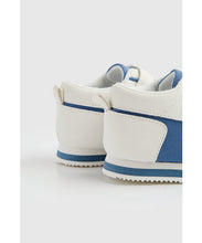 Load image into Gallery viewer, Mothercare First Walker Blue and White Trainers