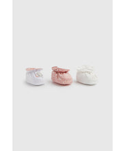 Load image into Gallery viewer, Mothercare Elephant Baby Booties - 3 Pack