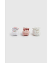 Load image into Gallery viewer, Mothercare Elephant Baby Booties - 3 Pack