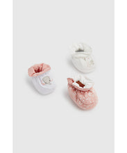 Load image into Gallery viewer, Mothercare Elephant Baby Booties - 3 Pack