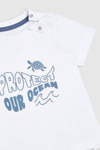 Load image into Gallery viewer, Mothercare Seaside Shirt And T-Shirt Set
