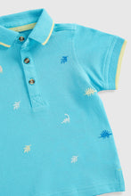 Load image into Gallery viewer, Mothercare Embroidered Polo Shirt and Shorts Set