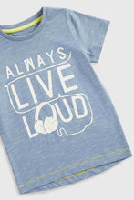 Load image into Gallery viewer, Mothercare Live Loud Glow-In-The-Dark T-Shirt