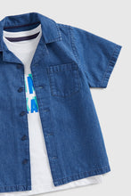Load image into Gallery viewer, Mothercare Shirt And T-Shirt Set