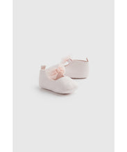 Load image into Gallery viewer, Mothercare Pink Pram Shoes and Headband Set
