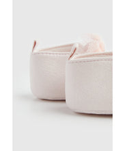 Load image into Gallery viewer, Mothercare Pink Pram Shoes and Headband Set