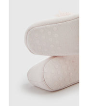 Load image into Gallery viewer, Mothercare Pink Pram Shoes and Headband Set