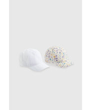 Load image into Gallery viewer, Mothercare Floral Baseball Caps - 2 Pack