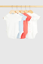 Load image into Gallery viewer, Mothercare Seaside Short-Sleeved Bodysuits - 5 Pack