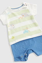Load image into Gallery viewer, Mothercare Under The Sea Mock Romper