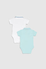 Load image into Gallery viewer, Mothercare Polo Bodysuits - 2 Pack
