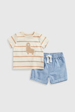 Load image into Gallery viewer, Mothercare Llama T-Shirt and Shorts Set