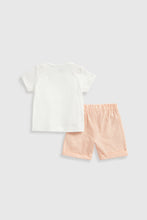 Load image into Gallery viewer, Mothercare Llamas T-Shirt and Shorts Set