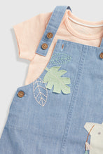 Load image into Gallery viewer, Mothercare Llama Bibshorts and Bodysuit Set