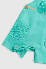 Load image into Gallery viewer, Mothercare Jungle Bibshorts and Bodysuit Set