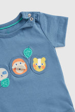 Load image into Gallery viewer, Mothercare Jungle Bodysuits and Shorts Set - 4 Piece Set