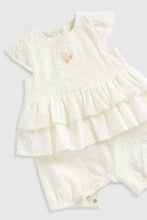 Load image into Gallery viewer, Mothercare Broderie Romper