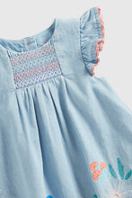 Load image into Gallery viewer, Mothercare Denim Dress, Headband and Knickers