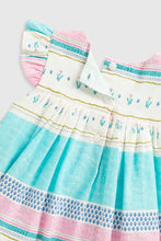 Load image into Gallery viewer, Mothercare Striped Dress and Knickers Set