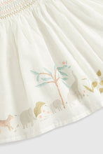 Load image into Gallery viewer, Mothercare Cotton Dobby Dress and Knickers