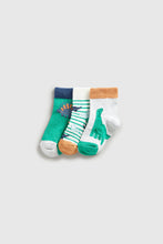 Load image into Gallery viewer, Mothercare Dinosaur Baby Socks - 3 Pack