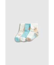 Load image into Gallery viewer, Mothercare Aussie Friends Socks - 3 Pack