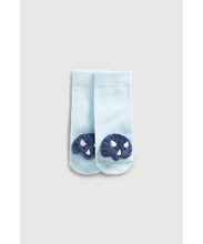 Load image into Gallery viewer, Mothercare Dinosaur Rattle Baby Socks