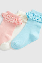 Load image into Gallery viewer, Mothercare Frill Socks - 5 Pack