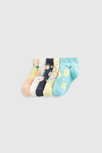 Load image into Gallery viewer, Mothercare Garden Fruit Trainer Socks - 5 Pack