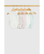 Load image into Gallery viewer, Mothercare Wild Flower Sleeveless Bodysuits - 5 Pack